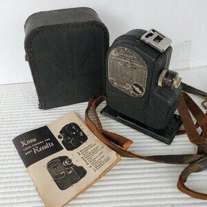 Univex 8mm Cine Video Camera Model A-8 Case Black Not Tested For Parts Display